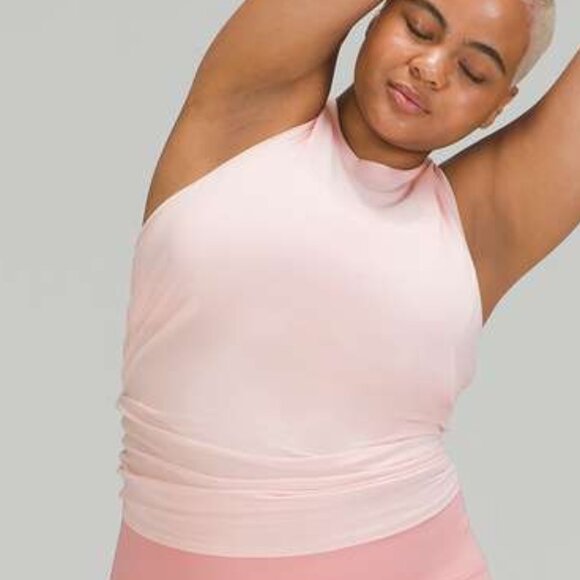 Lululemon All Tied Up Tank Top Pink Size 6 - Picture 3 of 9